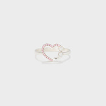  Heart Shape 925 Sterling Silver Ring
